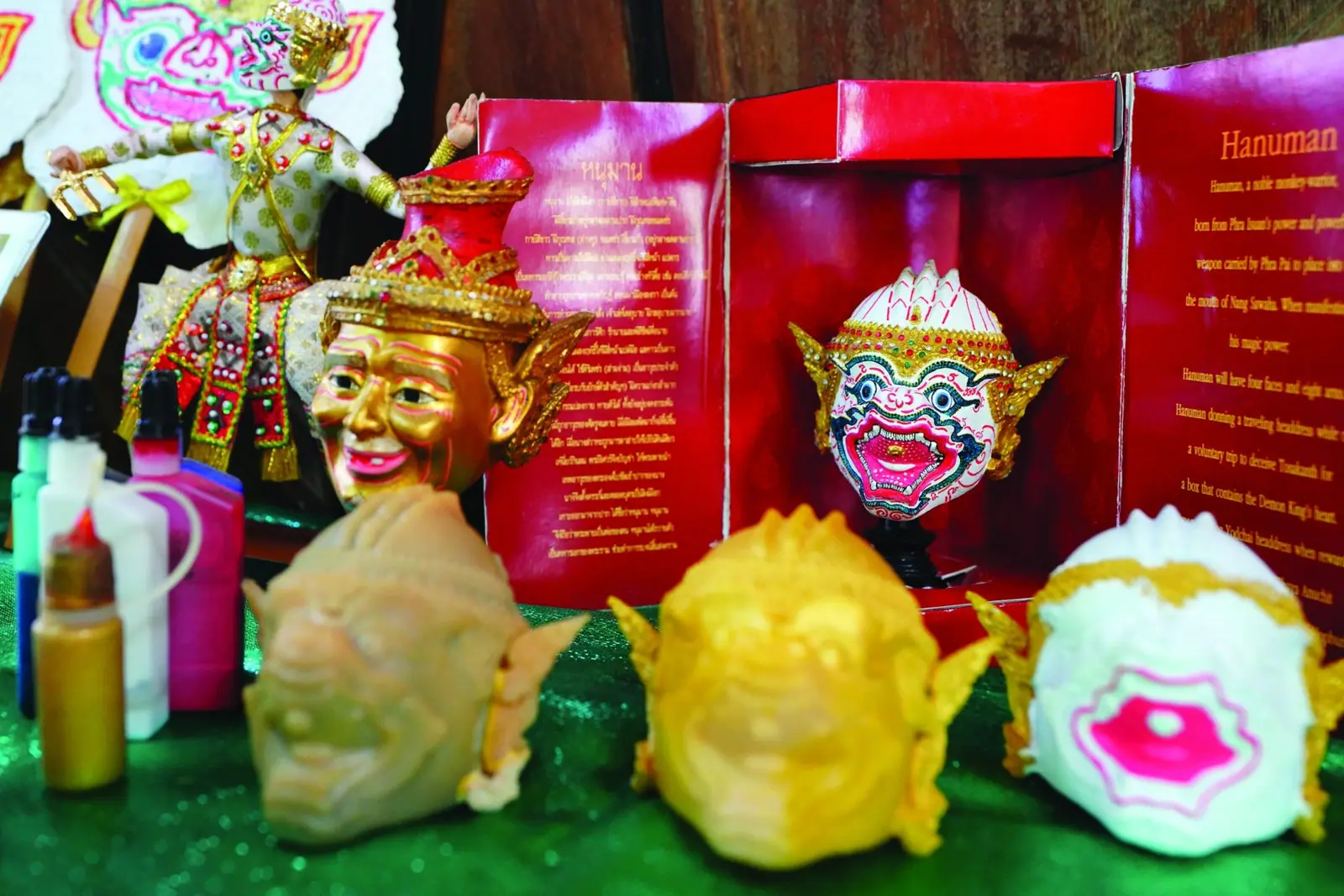 หัวโขนจิ๋วพรรณราย แรงบันดาลใจสู่การมีชีวิต
