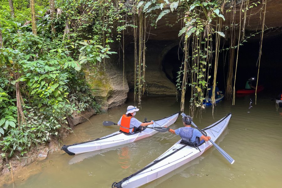 ไปพายเรือมุดถ้ำ ที่พัทลุง