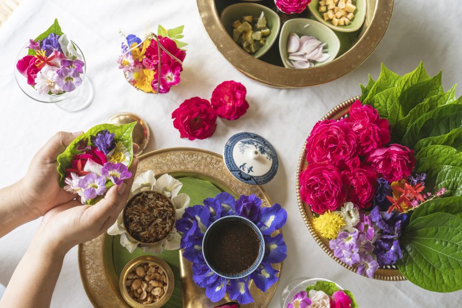 เมื่อดอกไม้ กลายเป็นอาหาร